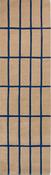 Marimekko Tiiliskivi Geometric Rug Bright Blue Runner image