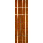 Marimekko Tiiliskivi Geometric Rug Brown Runner image