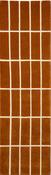 Marimekko Tiiliskivi Geometric Rug Brown Runner image