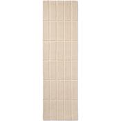 Marimekko Tiiliskivi Geometric Rug Natural White Runner image