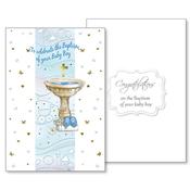 To Celebrate Your Baptism Card Boy image