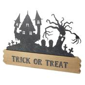 Trick Or Treat Metal And Wood Table Top image