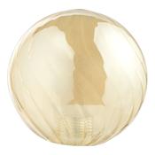 Mix &amp; Match Light Shade Twisted Amber Glass  – Elegant Lamp Decor