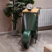Vespa Scooter Bar Green – Vintage Bar Counter Console Table Furniture