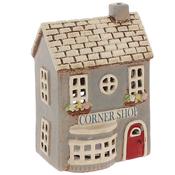 Village Pottery Corner Shop Tealight Holder image