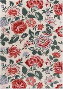 Laura Ashley Wendling Floral Rug Poppy Red image