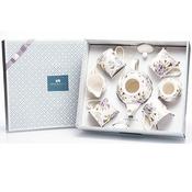 Newgrange White Thistle Bone China Tea Set 7 Piece