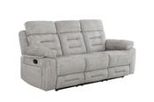 Wilbur 3 Seater Sofa Recliner Grey