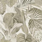 Wild Flowers Beige Jungle Wallpaper image