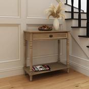 Willow 1 Drawer Console with Shelf - Wooden Living Room Furniture image