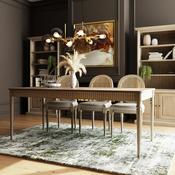 Willow Dining Table 200cm Timber Wash - Rectangular Wooden Table image