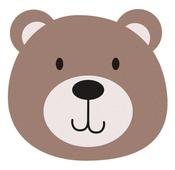 iStyle Bear Face Cork-Backed Children's Placemat image