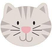 iStyle Cat Face Cork-Backed Children's Placemat image
