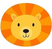 iStyle Lion Face Cork-Backed Children's Placemat image