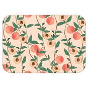 iStyle Peach Tree Velvet-Backed Placemats Set of 2 image