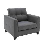 Astrid Armchair 1 Seater Charcoal