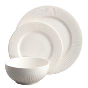 Belleek Living Erne 12 Piece Dinnerware Set, Contemporary Porcelain Dining Collection for 4