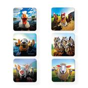 Beyond the Herd Set 6 Coasters