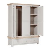 Doune 3 Door Wardrobe Taupe