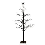 Medium Black Glitter Metal Tree image