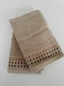 New Kensington Guest Towel Choc-Camel