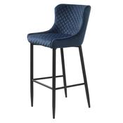 Ottowa Counter Stool Velvet Blue image