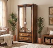 Paris 2 Door Wardrobe - Wardrobe with Drawers in Elegant Design image