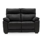 Positano 2 Seater Fixed Sofa Black