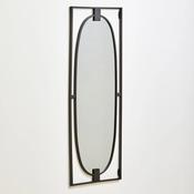 Trento Rectangular Wall Mirror Black image