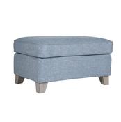 Cantrell Footstool Blue