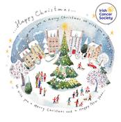 Snowy Village Christmas Cards (12 Pack) - Irish Cancer Society image