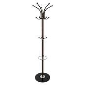 Colton Hat and Coat Stand Dark Oak and Black image