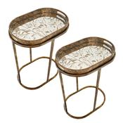 Vela Sofa Tables Set of 2 Gold image