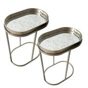 Lyra Sofa Tables Set of 2 Champagne image