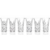 Newgrange Living Adare Set of 6 Shot Glasses Crystal Glassware Gift Boxed Elegant Barware image