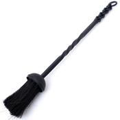 Castle Living Twist Hearth Brush 45cm Black Metal Fireplace Cleaning Brush – General Accessories image