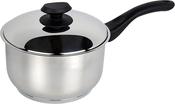 Dexam Supreme 16cm Stainless Steel Sauce Pan with Lid - Durable Induction Ready Cookware for Pots and Pans Kitchen image