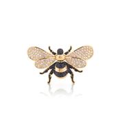 Tipperary Crystal Bee Brooch Elegant Nature Inspired Jewellery Accessory for Everyday &amp; Occasion Wear image
