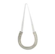 Amore Silver Plated Horse Shoe with Engraving Plate – Wedding Gifts Lucky Keepsake for Bride &amp; Groom