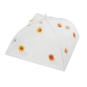 Epicurean Orange Flower Food Cover Small Foldable Double Mesh for Food Containers image