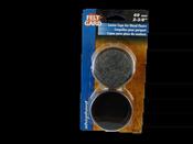 Felt Gard Furniture Castor Cups 60mm Brown Felt Base Floor Protectors Pack of 4 for Wood Floors