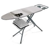 Metaltex Orione Ironing Board 123x36cm Adjustable Height Folding Ironing Board with Shelf image