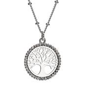 Newgrange Silver Tree of Life Pendant Necklace Jewellery with Adjustable Chain &amp; Gift Box image