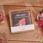 Robin Slate Coaster with Gift Box – Memorial Bird Drink Coaster for Home Décor &amp; Gifts image