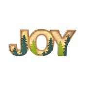 LED Joy Light-Up Christmas Sign 37cm