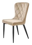 Granby Dining Chair Taupe Velvet