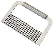 Apollo Stainless Steel Crinkle Cutter for Food Preparation, Wavy Chips &amp; Vegetable Slicing Tool