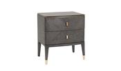 Diletta Bedside Table 2 Drawer  Ebony image