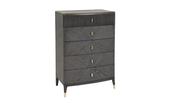 Diletta Tall Chest 5 Drawer  Ebony image