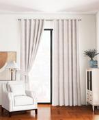 Fiesta Interlined Eyelet Curtains  Ivory image